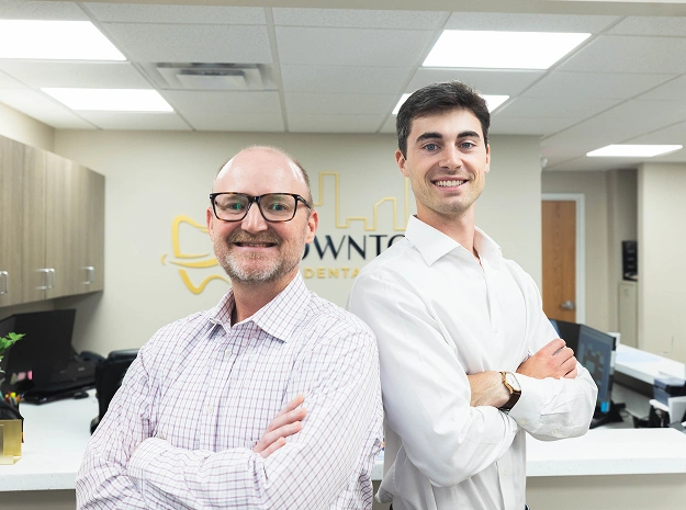 Dr. Gregory L. Stafford, Dr. Caleb Crow, and the team